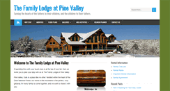 Desktop Screenshot of pinevalleyfamilylodge.com