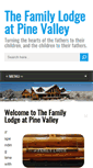 Mobile Screenshot of pinevalleyfamilylodge.com