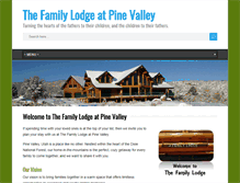 Tablet Screenshot of pinevalleyfamilylodge.com